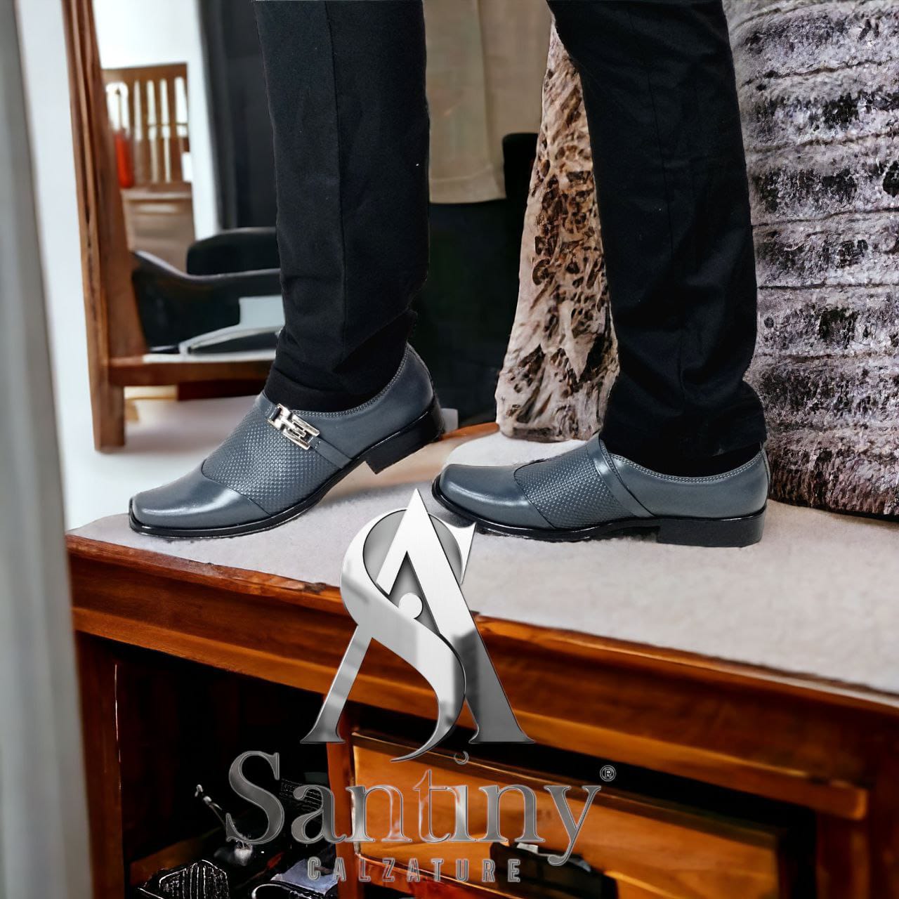 Zapatos Lealtad en color gris elegante